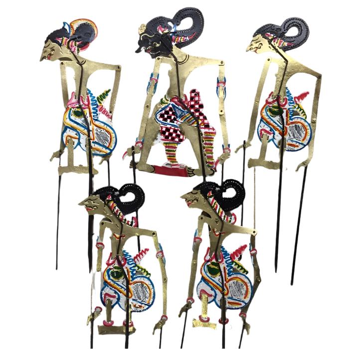 Wayang Kulit Mini - Kerajinan Tangan Tradisional Indonesia Ukuran Mini untuk Dekorasi dan Koleksi Unik