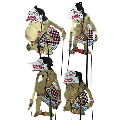 Wayang Kulit Mini - Kerajinan Tangan Tradisional Indonesia Ukuran Mini untuk Dekorasi dan Koleksi Unik