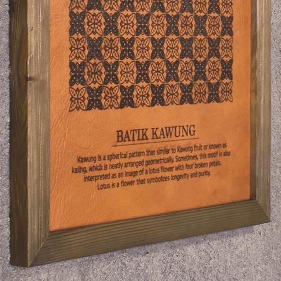 Set Hiasan Dinding Batik Etnic Kulit Sapi - Dekorasi Unik dan Artistik untuk Rumah Bernuansa Tradisional