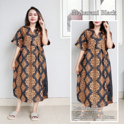 Daster JUMBO Wanita / Dress HEM Tali LD Motif - Daster Jumbo Nyaman dengan Motif Menarik, Tali dan Desain Modis untuk Wanita