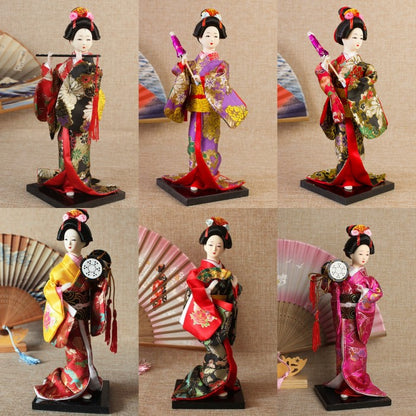 Patung Pajangan Boneka Geisha Jepang - Hiasan Dekorasi Elegan untuk Rumah, Kamar, atau Kantor, Koleksi Budaya Jepang yang Indah dan Artistik