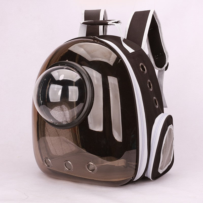 Pet Carrier Astronot Full Transparan untuk Anjing dan Kucing - Tas Pembawa Hewan Peliharaan dengan Desain Unik dan Nyaman, Aman, dan Stylish