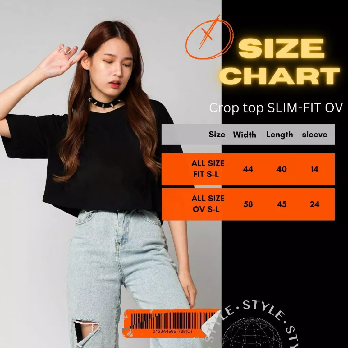 Custom Oversized Slimfit Washed BLACK Crop Top Tee - Perfect for Casual Wear-Personalized Style- Choose Your Design for Unique Comfort