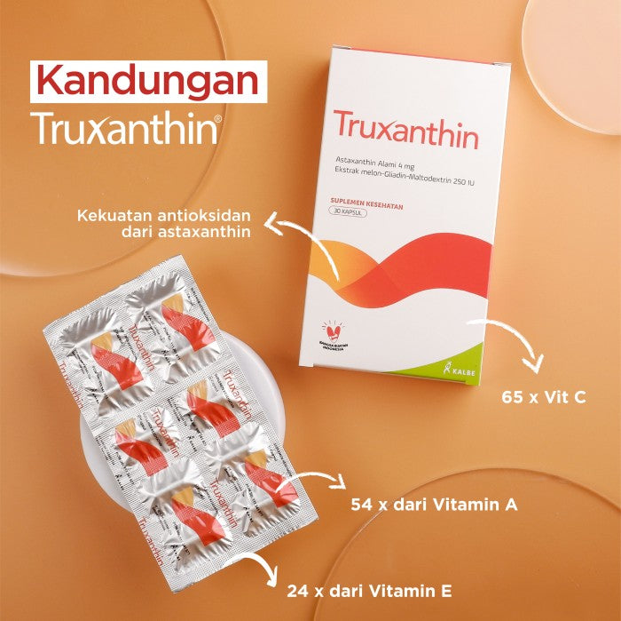 Truxanthin - Suplemen Astaxanthin dengan Kandungan Antioksidan Tinggi untuk Menjaga Kesehatan Kulit & Tubuh