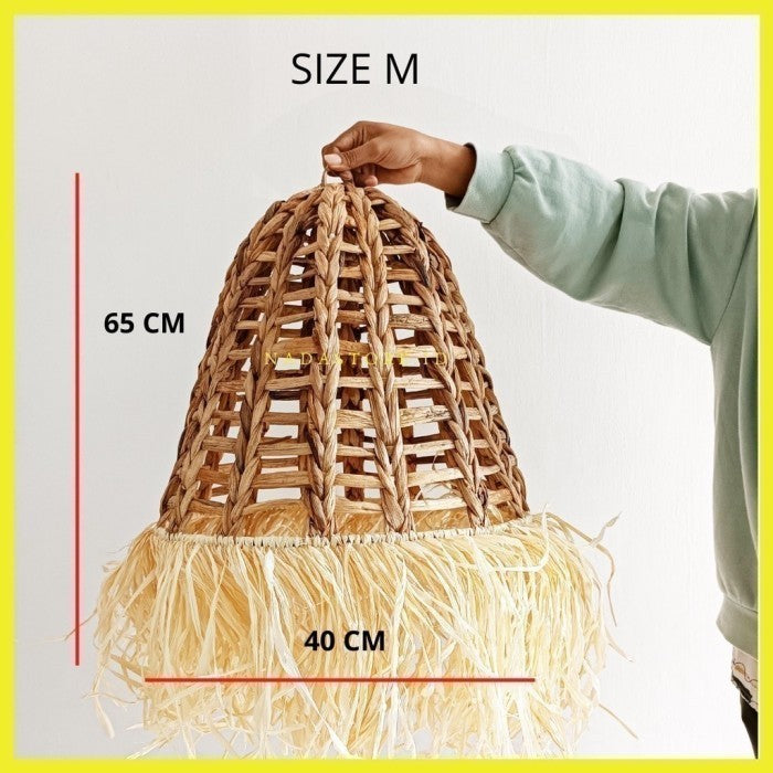 Kap Lampu Rotan / Lampion Rotan Gantung - Desain Unik dan Estetik dengan Sentuhan Alam untuk Menerangi Ruangan Anda