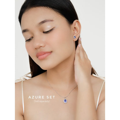 Azure Necklace Kalung Wanita Perak Asli Aksesoris - Kalung Elegan dengan Desain Menawan, Perak Asli, Cocok untuk Gaya Sehari-hari dan Acara Spesial