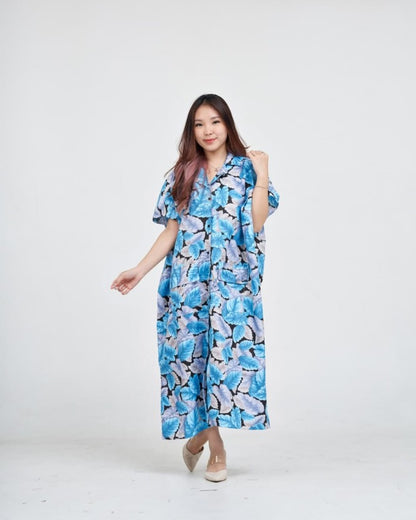 Daster JUMBO Wanita / Dress HEM Tali LD Motif - Daster Jumbo Nyaman dengan Motif Menarik, Tali dan Desain Modis untuk Wanita