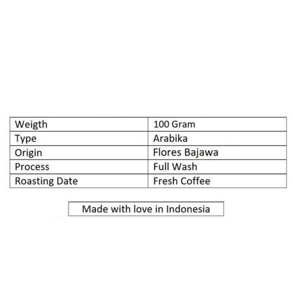 Kopi Arabika Flores Bajawa NTT Indonesia, Coffee Beans dan Bubuk dengan Rasa Unik dan Aroma Khas, Pilihan Terbaik untuk Manual Brew, Espresso, atau Kopi Tubruk