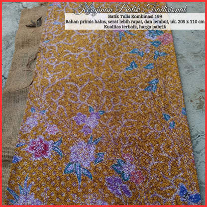 Kain Batik Cap Tulis Kombinasi Handmade Asli Pekalongan - Elegan dengan Kualitas Premium