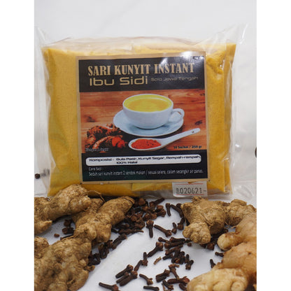 Sari Kunyit Instant - Minuman Herbal Khas Solo, Praktis, Alami, dan Kaya Manfaat untuk Kesehatan