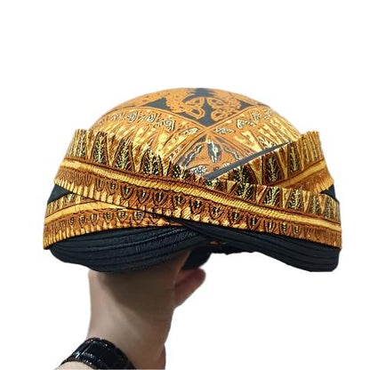 Blangkon Jawa Kerajinan Tangan - Topi Kepala Tradisional dengan Desain Khas Jawa, Cocok untuk Koleksi atau Aksesori Budaya