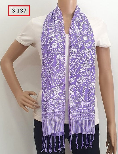 Syal Batik Scarf Batik Motif Etnik Tradisional, Aksesori Fashion Berkualitas, Cocok untuk Pakaian Sehari-hari dan Acara Formal