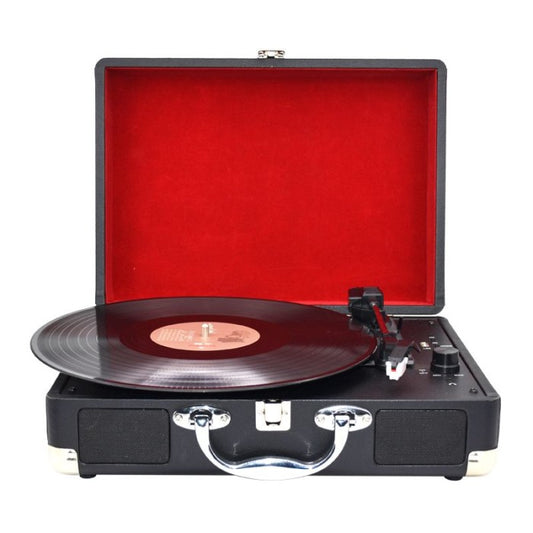 Pemutar Piringan Hitam Jadul - Turntable Phonograph Record Player Music Retro Vintage untuk Koleksi dan Pengalaman Mendengarkan Musik yang Autentik