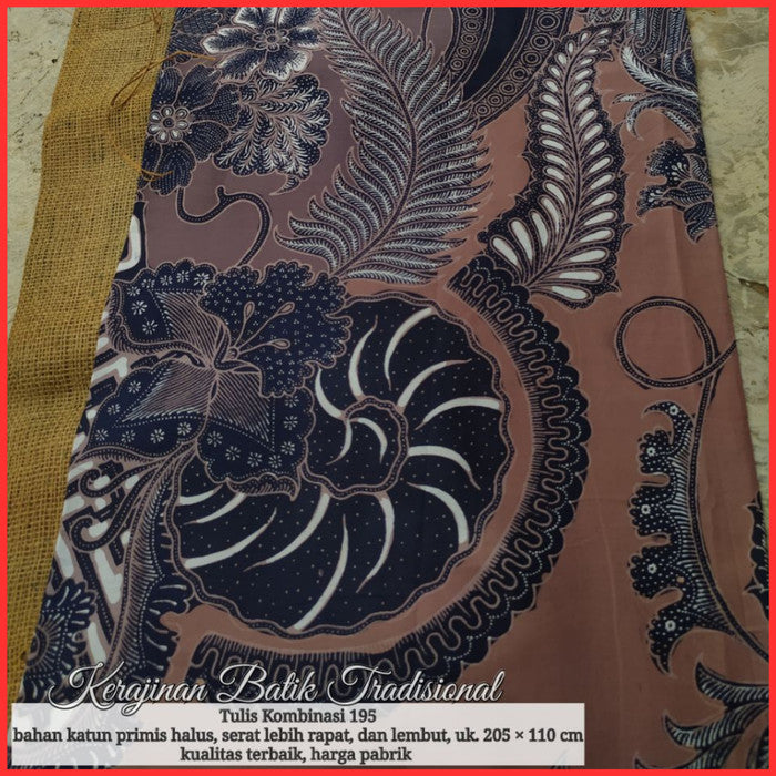 Kain Batik Cap Tulis Kombinasi Handmade Asli Pekalongan - Elegan dengan Kualitas Premium