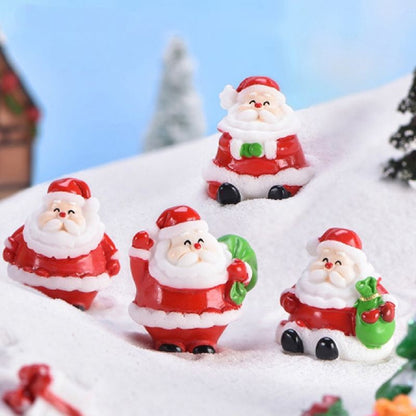 Miniatur Santa Claus Dekorasi Natal Christmas Pajangan Lucu - Cocok untuk Hiasan Kue, Pajangan Rumah, dan Hadiah Natal Istimewa