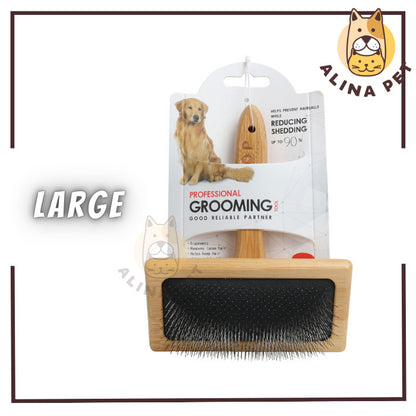 Sisir Anjing Grooming Dog Slicker, Brush Perawatan Bulu untuk Anjing dan Kucing - Pilihan Terbaik untuk Membersihkan dan Merapikan Bulu Hewan Peliharaan