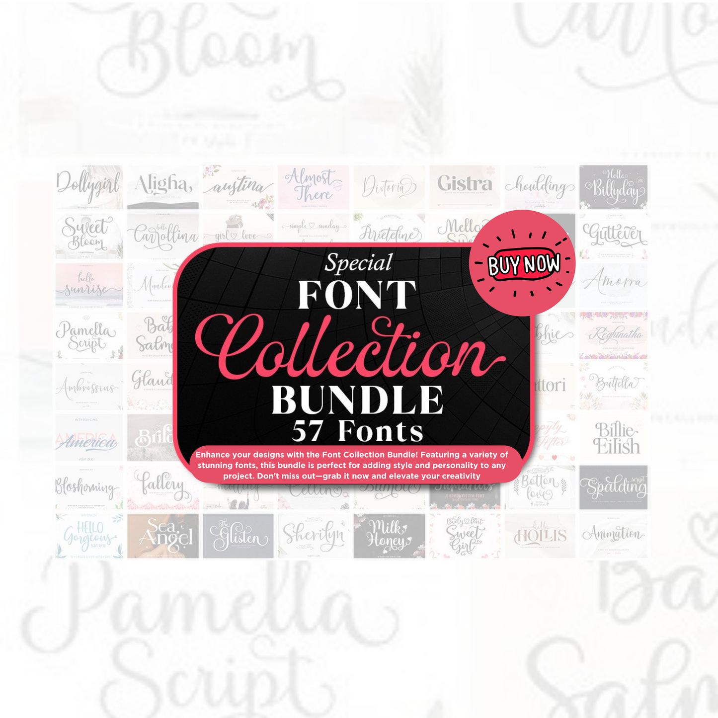 Font Collection Bundle-Elevate Your Digital-Designs with a Versatile Set of Premium Fonts-Perfect for Branding-Social Media And Creative Projects