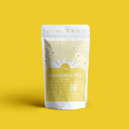 Chamomile Tea - Teh Bunga Chamomile Anti Insomnia, Teh Herbal Relaksasi Alami untuk Tidur Berkualitas dan Menenangkan Pikiran