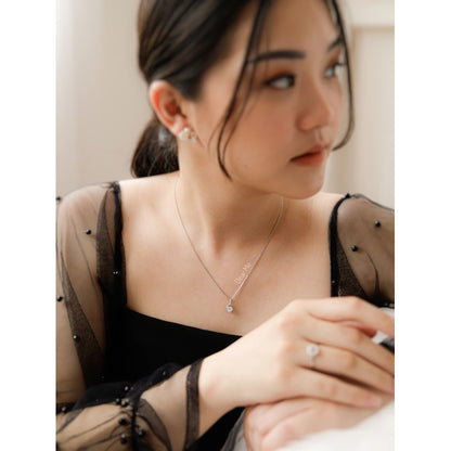 Gladys Necklace 925 Sterling Silver - Kalung Silver Liontin Wanita dengan Desain Elegan dan Kualitas Premium untuk Aksesoris Harian atau Spesial