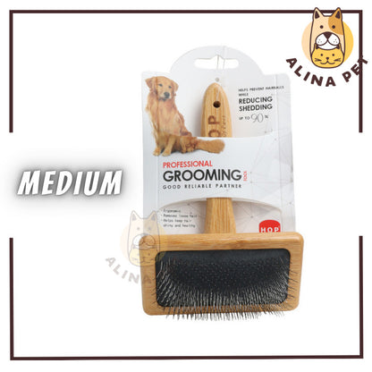 Sisir Anjing Grooming Dog Slicker, Brush Perawatan Bulu untuk Anjing dan Kucing - Pilihan Terbaik untuk Membersihkan dan Merapikan Bulu Hewan Peliharaan