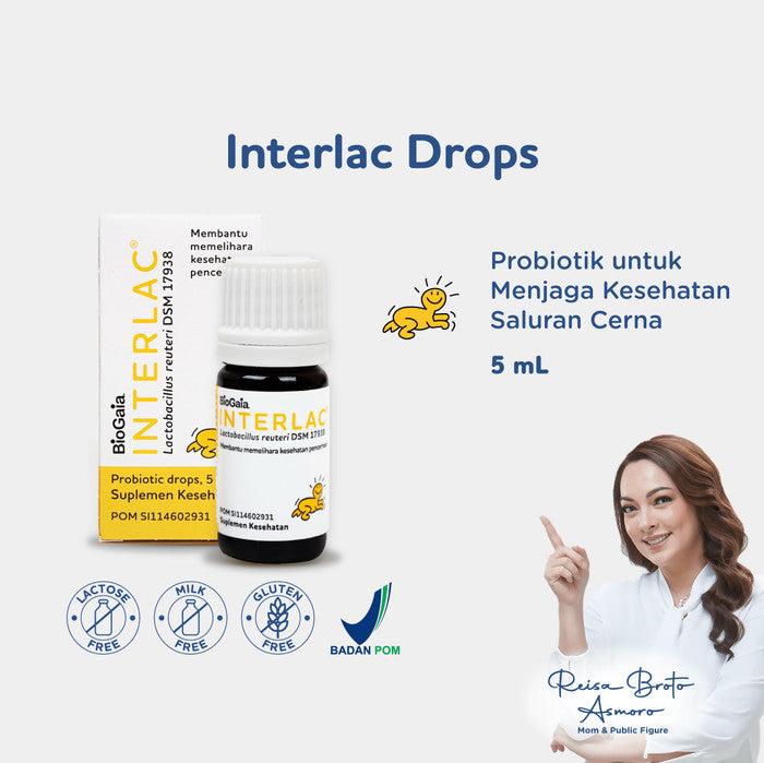 Interlac Probiotik Drops - Menjaga Kesehatan Saluran Pencernaan dengan Probiotik untuk Menyehatkan Usus Anda