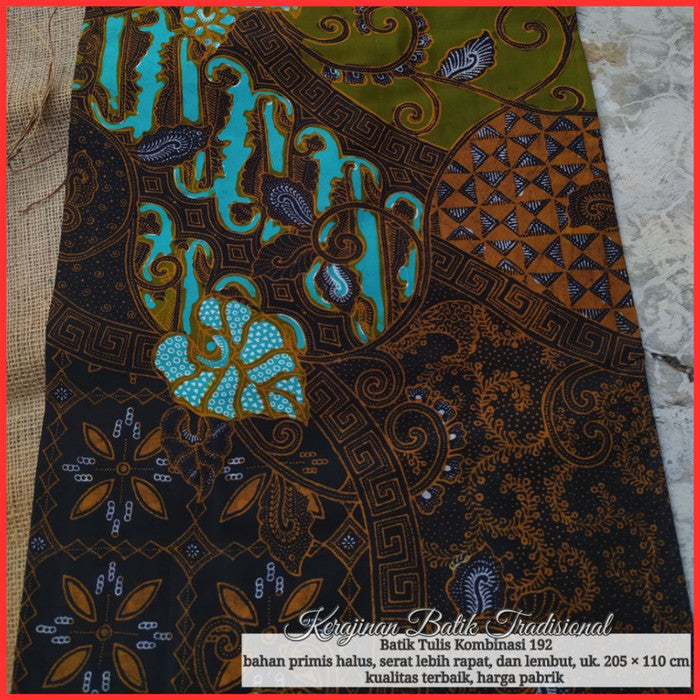 Kain Batik Cap Tulis Kombinasi Handmade Asli Pekalongan - Elegan dengan Kualitas Premium