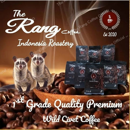 The Rang Luwak Coffee – Wild Civet Coffee, 100% Authentic and Premium, Specialty Roasted Beans from Indonesia