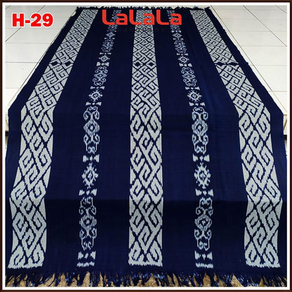 Kain Tenun Ikat Blanket Etnik Troso Jepara Khas Indonesia, Produk Tradisional Handmade Berkualitas untuk Dekorasi dan Fashion