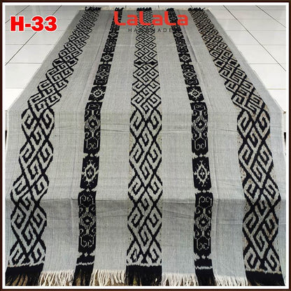 Kain Tenun Ikat Blanket Etnik Troso Jepara Khas Indonesia, Produk Tradisional Handmade Berkualitas untuk Dekorasi dan Fashion