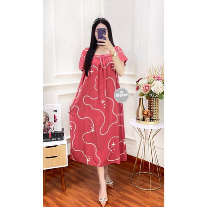 Daster Wanita Panjang Rayon Grade A Busui Resleting Depan - Daster Chibi Terbaru, Daster Kekinian, dan Daster Viral dengan Kenyamanan Maksimal