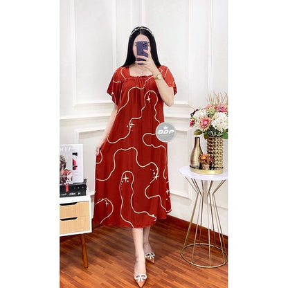 Daster Wanita Panjang Rayon Grade A Busui Resleting Depan - Daster Chibi Terbaru, Daster Kekinian, dan Daster Viral dengan Kenyamanan Maksimal