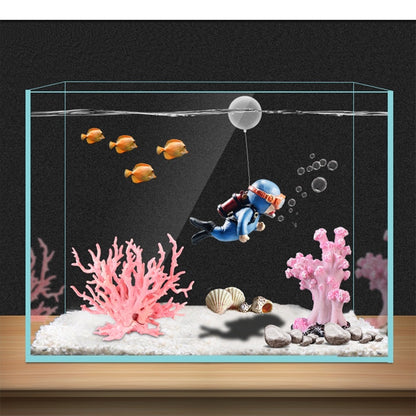 Hiasan Ornamen Penyelam Aquarium - Miniatur Penyelam Bahan Resin untuk Dekorasi Estetik Akuarium Anda