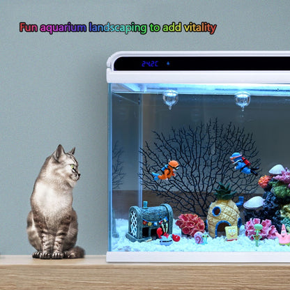 Hiasan Ornamen Penyelam Aquarium - Miniatur Penyelam Bahan Resin untuk Dekorasi Estetik Akuarium Anda