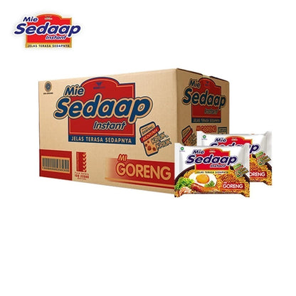 Sedaap Mie Instan Goreng Bag 90 gr x40, Mi Instan Goreng Lezat dengan Rasa Gurih, Praktis dan Ekonomis untuk Stok Keluarga atau Usaha