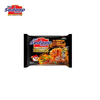 Sedaap Mie Instan Korean Spicy Chicken Bag 87 gr x40, Mi Instan Pedas Rasa Ayam Korea, Nikmat dan Praktis, Kemasan Ekonomis untuk Stok Keluarga atau Usaha