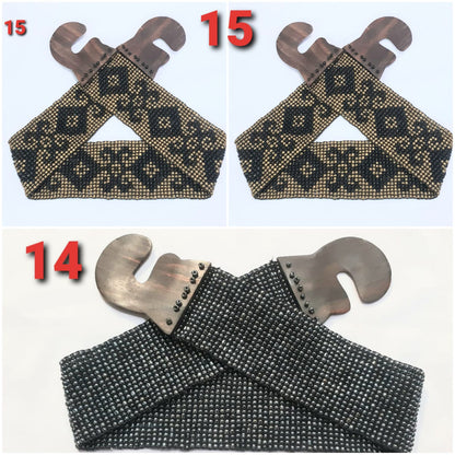 Ikat Pinggang Sabuk Wanita Manik-manik Handmade Etnik - Aksesori Fashion Unik dan Berwarna untuk Tampilan Stylish dan Bohemian