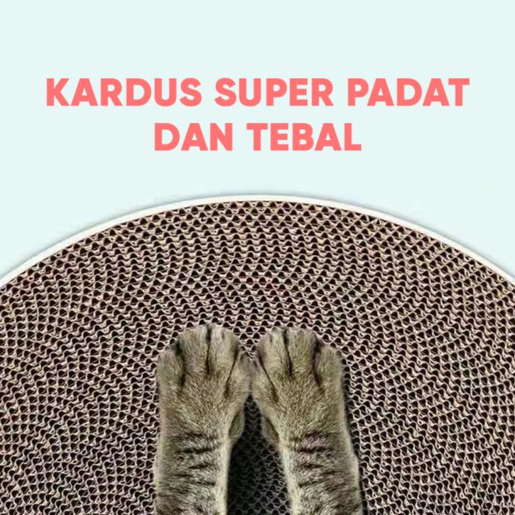 Papan Garuk Kucing Anjing Anabul Multifungsi - Cat Scratcher Cakaran Tempat Tidur untuk Hewan Peliharaan, Solusi Praktis untuk Perawatan dan Hiburan Kucing & Anjing