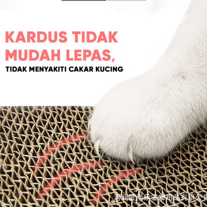 Papan Garuk Kucing Anjing Anabul Multifungsi - Cat Scratcher Cakaran Tempat Tidur untuk Hewan Peliharaan, Solusi Praktis untuk Perawatan dan Hiburan Kucing & Anjing