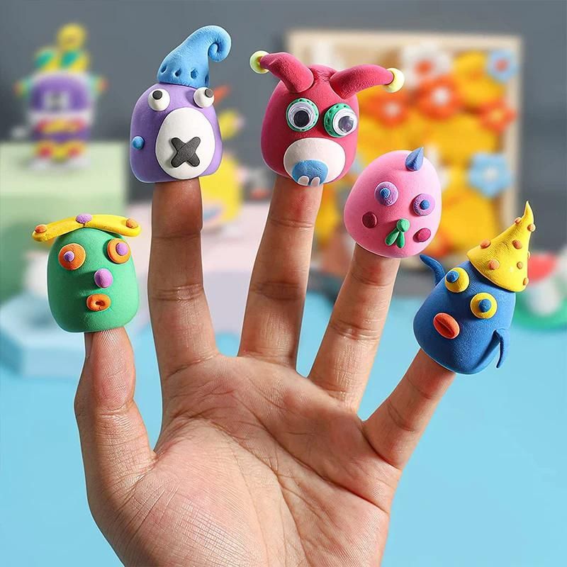 Clay Polymer Mainan Anak, Edukasi Slime Clay Dough Colour Play - Mainan Edukasi Kreatif untuk Anak, Mengembangkan Imaginasi dan Keterampilan Motorik