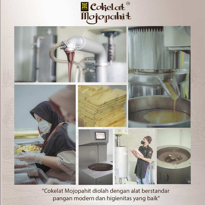 Cokelat Mojopahit Nibs Kakao Fermentasi, Cokelat Lokal Premium dengan Rasa Autentik dari Biji Kakao Fermentasi Alami, Ideal untuk Camilan Sehat dan Olahan