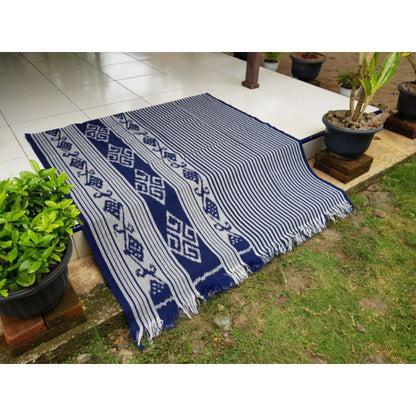 Kain Tenun Ikat Blanket Etnik Motif Khas Lombok, Sumba, Toraja, Flores NTT, dan Jepara - Kain Tradisional untuk Dekorasi Rumah atau Pakaian Etnik