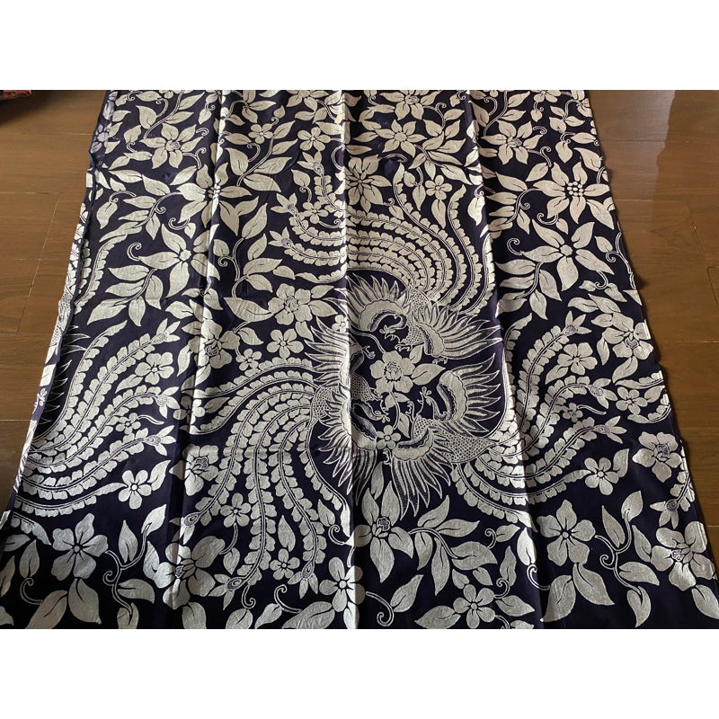 Kain Batik Full Tulis Prada Motif Sawunggaling, Bahan Katun Primis Halus, Asli Batik Pekalongan dengan Kualitas Premium, Cocok untuk Kebaya atau Busana Tradisional