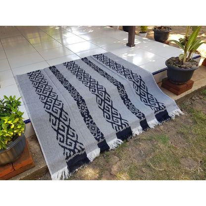 Kain Tenun Ikat Blanket Etnik Motif Khas Lombok, Sumba, Toraja, Flores NTT, dan Jepara - Kain Tradisional untuk Dekorasi Rumah atau Pakaian Etnik