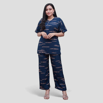 Setelan CP Baju Tidur Santai Kekinian - Lengan Pendek Kancing Depan Bahan Rayon Halus dan Nyaman