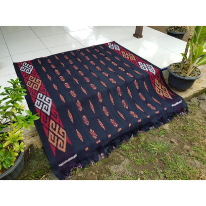 Kain Tenun Ikat Blanket Etnik Motif Khas Lombok, Sumba, Toraja, Flores NTT, dan Jepara - Kain Tradisional untuk Dekorasi Rumah atau Pakaian Etnik