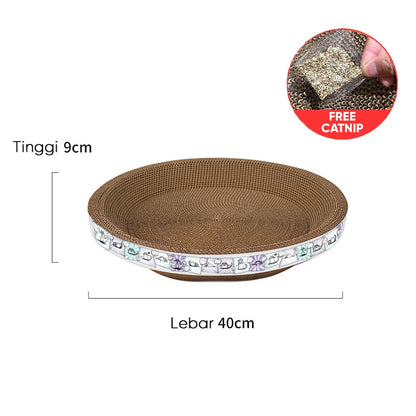 Papan Garuk Kucing Anjing Anabul Multifungsi - Cat Scratcher Cakaran Tempat Tidur untuk Hewan Peliharaan, Solusi Praktis untuk Perawatan dan Hiburan Kucing & Anjing