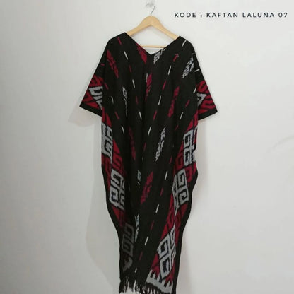 Kaftan Tenun Natasya Tenun Blanket Ethnic - Kaftan Jumbo Wanita Casual dengan Desain Ethnic Unik untuk Tampil Modis dan Nyaman Sehari-hari