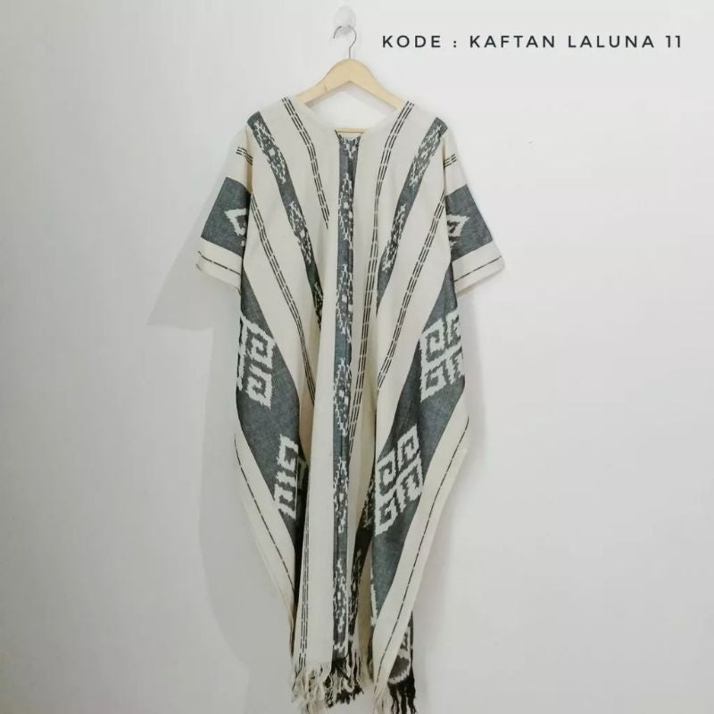 Kaftan Tenun Natasya Tenun Blanket Ethnic - Kaftan Jumbo Wanita Casual dengan Desain Ethnic Unik untuk Tampil Modis dan Nyaman Sehari-hari