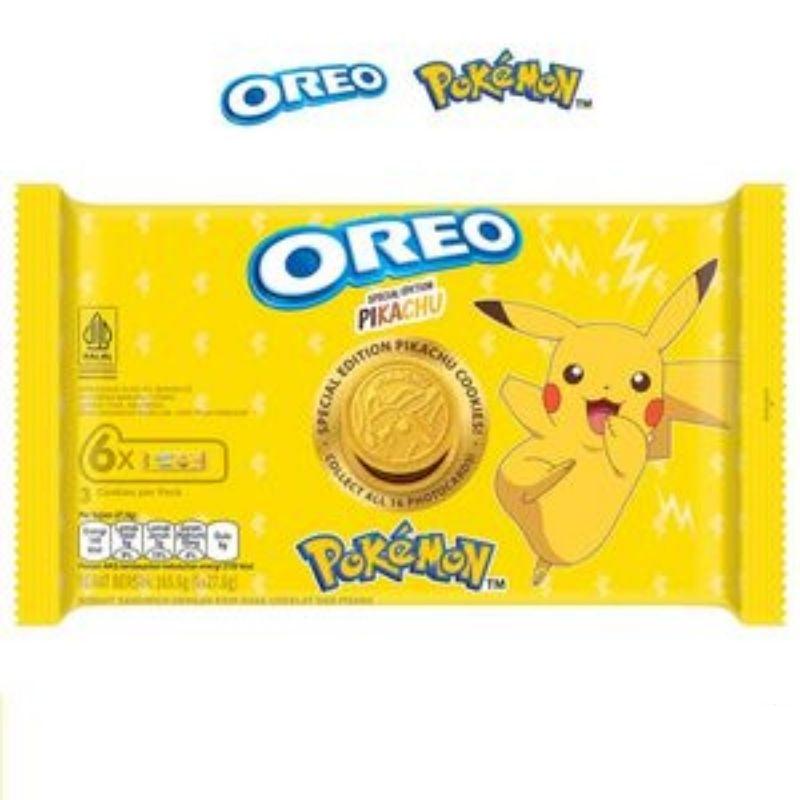 Oreo Pokémon Pikachu Cookies Special Edition - Limited Edition Treats Featuring Pikachu Design, Perfect for Pokémon Fans and Cookie Lovers