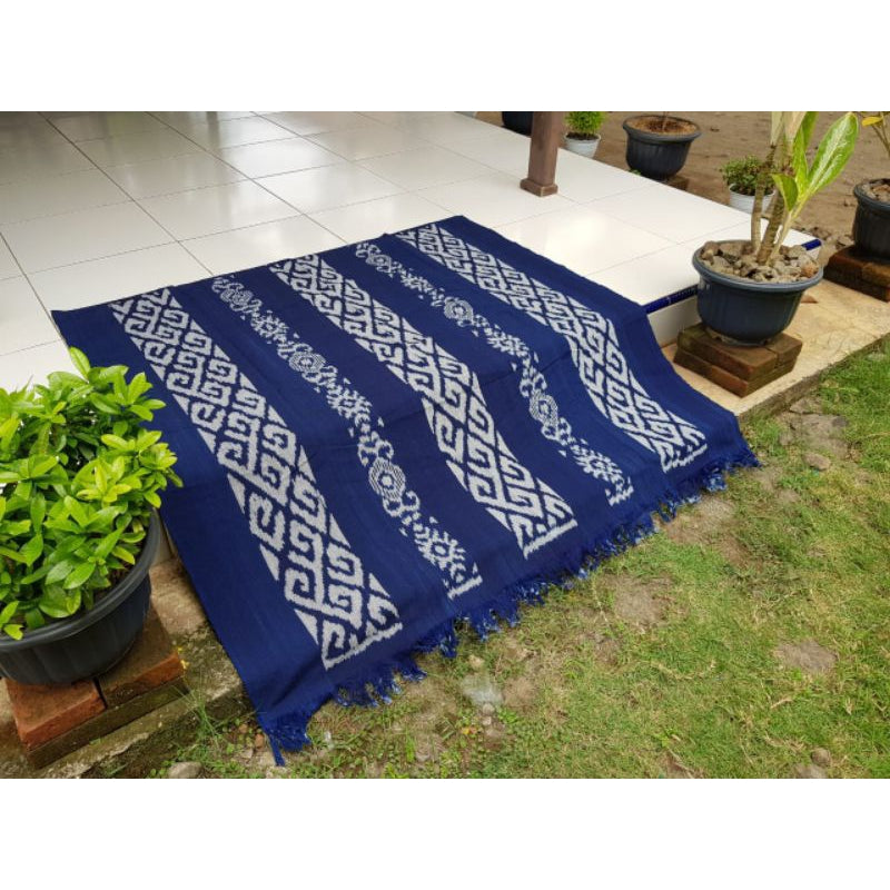 Kain Tenun Ikat Blanket Etnik Motif Khas Lombok, Sumba, Toraja, Flores NTT, dan Jepara - Kain Tradisional untuk Dekorasi Rumah atau Pakaian Etnik